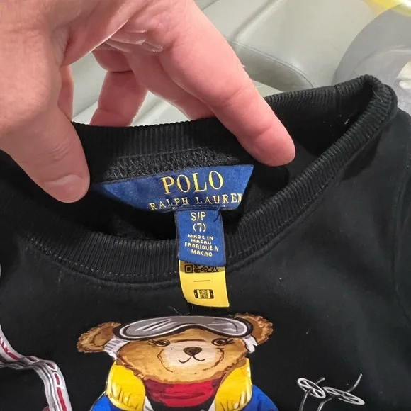Ralph Lauren Polo Bear boys Sweater/ sweatshirt size 7